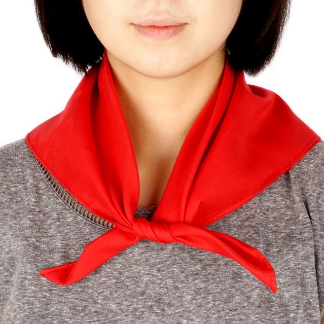 파티짱 응원 스카프 손수건 팀 체육대회 운동회, 응원스카프(레드), 10개