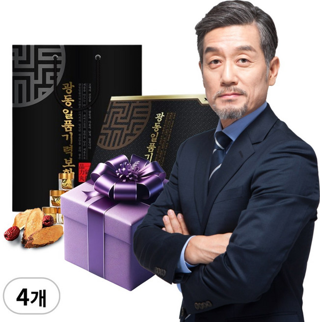 Kwangdong 녹용 발효 침향환 대추 작약 황기 당귀 오미자 산수유 홍삼, 4개, 112.5g