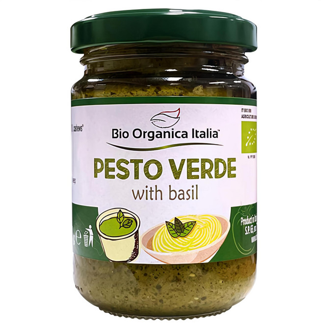 비오오가니카 유기농 바질 페스토, 140g, 1개