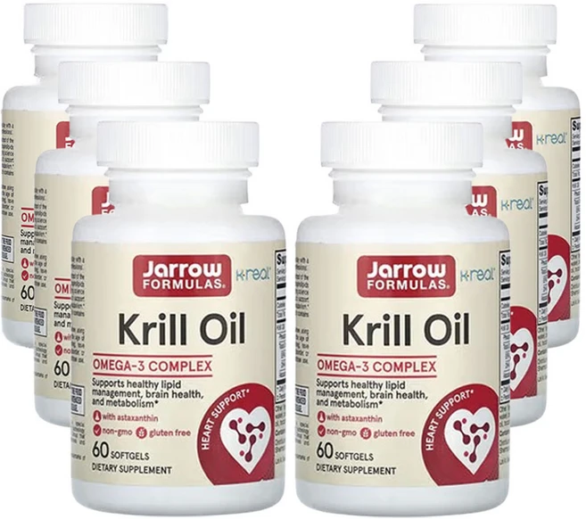 자로우포물러스 크릴 오일 60 소프트젤, 6개, 60정 - 쿠팡