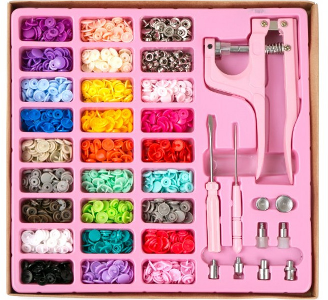 지오비즈 프리미엄 티단추 기구 세트, 혼합색상, 1세트