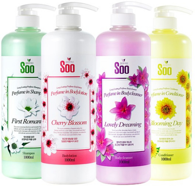 퍼퓸 바디로션 바디워시 1000ml 1+1, 바디로션(모이스처)/바디워시, 1L