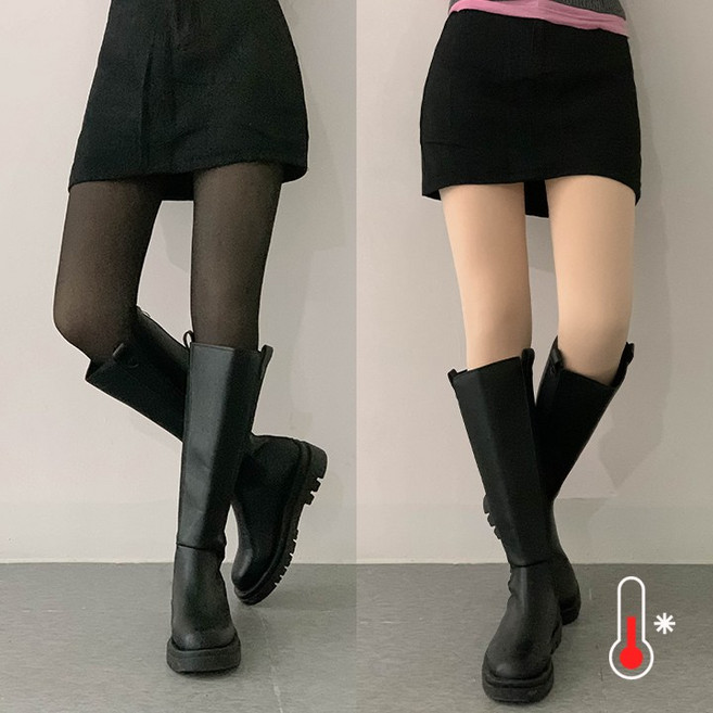 [모던허니] 겨울 도톰 기모 스타킹 따듯한 레깅스