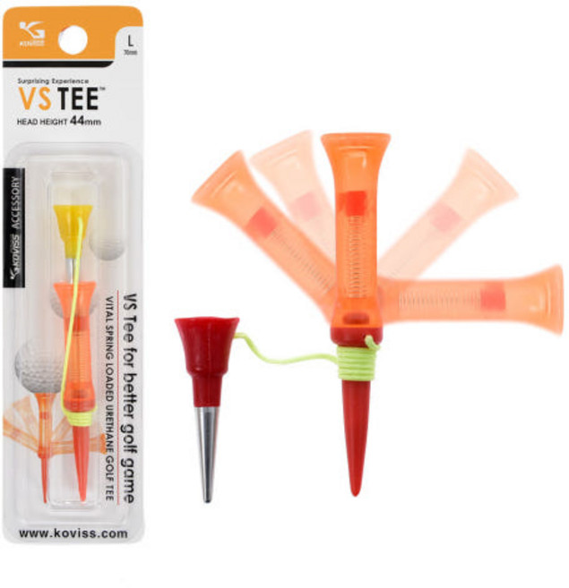 더멀리티 티샷 코비스 미국특허 골프티꽃이 VS101 X 3(랜덤색상)