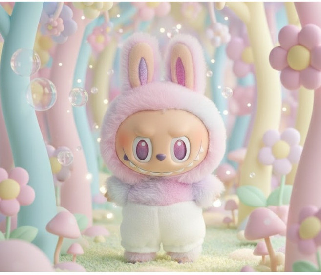 (핑크팝) 라부부 보송보송 바지 라부부패션 라부부3세대옷 라부부꾸미기 팝마트 라부부 인형 옷 라부부 속바지 인형바지 라부부속옷 인형속옷 라부부팬티, 1개, 화이트