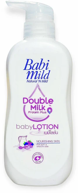 태국로션 바비 마일드 더블밀크 로션 베이비 Babi mild Double milk lotion, 1개, 400ml - 쿠팡