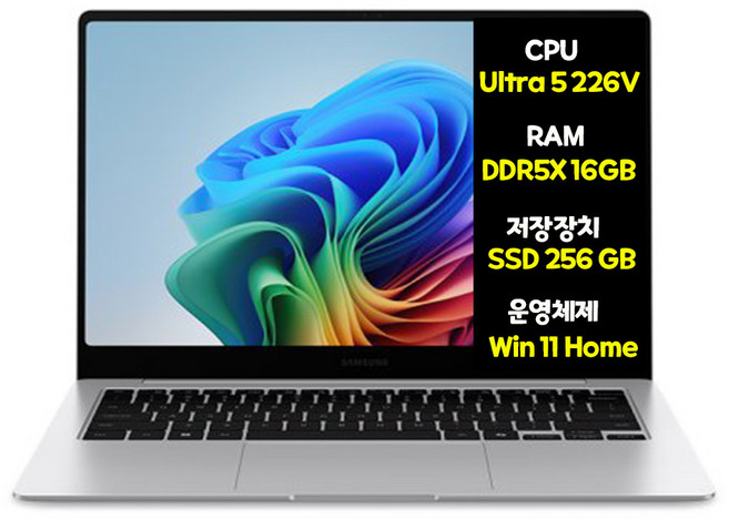 삼성전자 갤럭시북5 프로 NT940XHA-K51A 인텔 Ultra 5 RAM16GB Win11 Home, 16GB, 256GB, 실버