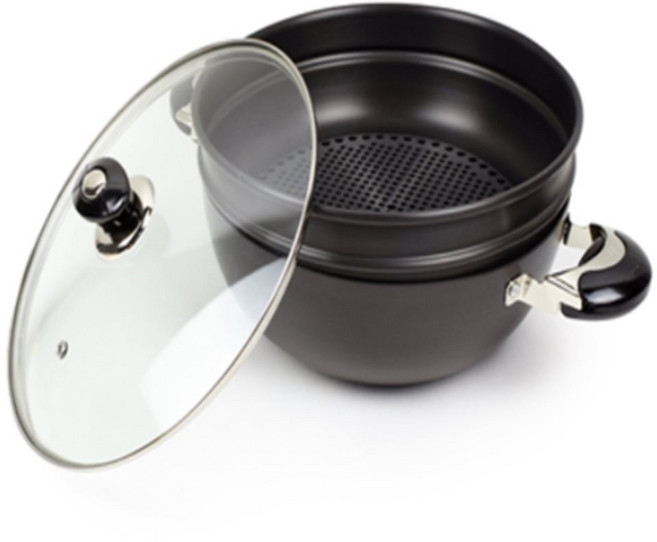 돕스 찜냄비 찜솥32cm 만두찜통 찜통냄비 고구마구이용냄비, 32cm, 1개