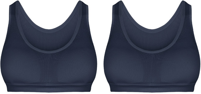 젝시나인 국산 노와이어 에어로쿨 스포츠브라 2P 세트 XNB9053