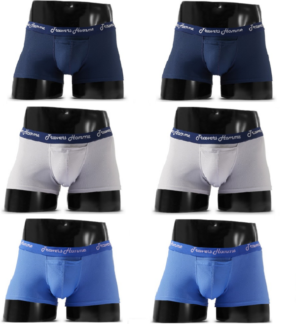 남성용 기능성팬티 트로즈 옴므 [6종세트] (3종 1+1)