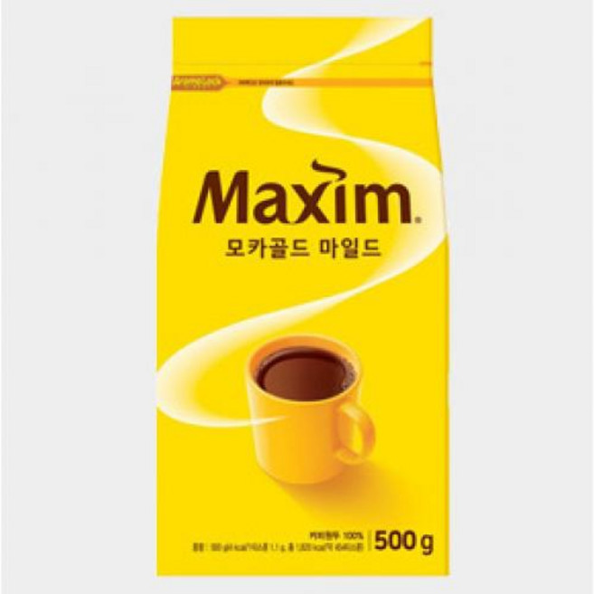 맥심 모카골드 커피 리필 500g X 2개, 단품
