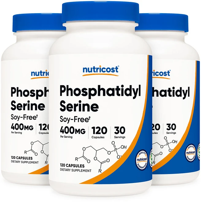 뉴트리코스트 포스파티딜 세린 캡슐, 120정, 3개 - 쿠팡