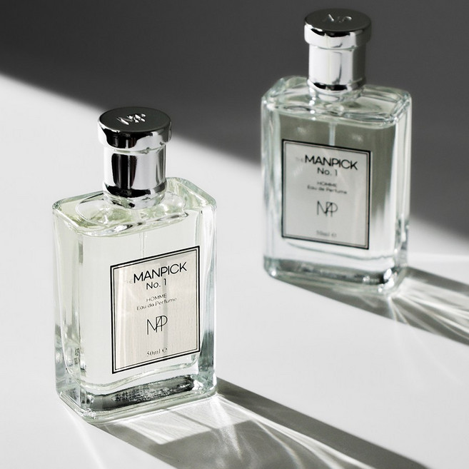 더맨픽 옴므 오 드 퍼퓸 No.1 시트러스 향수, 2개, 50ml