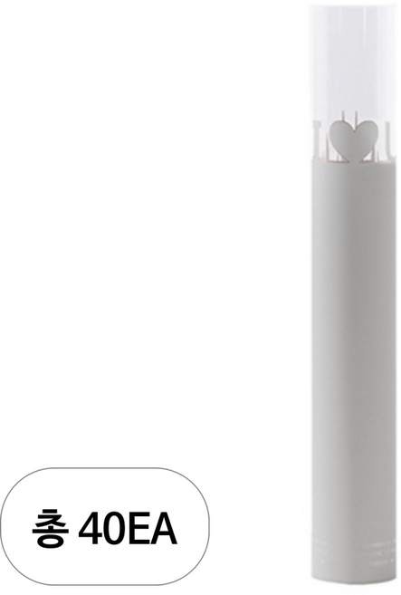 에스피글로벌 장미 한송이 I LOVE YOU 플라워 포장지, 그레이, 40개