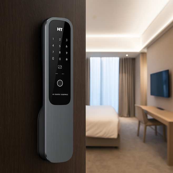 현대HT 지문인식 즉시잠김 도어락 번호키 카드키 푸시풀 현관문 도어락, 고객직접설치, 디지털도어락 (HDL-A1001F DS)