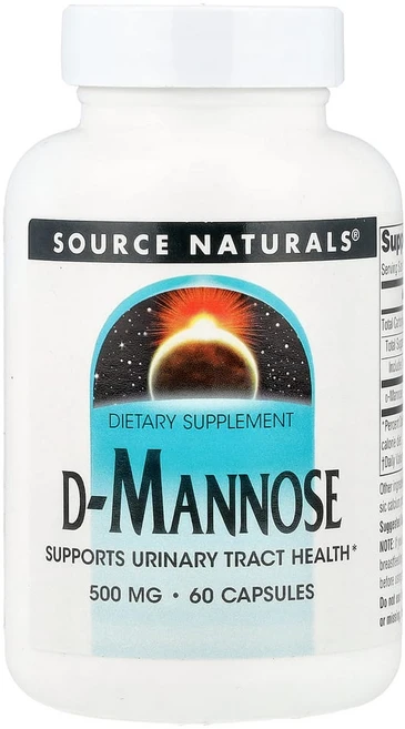 소스내추럴스 D-마노스 500mg 캡슐 60정, 1개 - 쿠팡