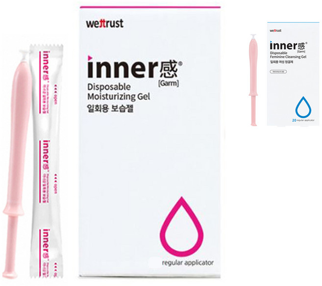 [공식 판매처] 이너감 모이스처라이징젤 10p 안심 위생 벌크포장+이너감 페미닌 클렌징젤 1p 단독 추가 증정! 이너젤, 10개
