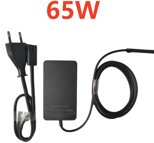 Microsoft Surface Pro4/5/6/7/8/9 Laptop1/2/3/4 Go1/2/3 BooK 충전기용 65W 15V 4A 전원 어댑터 1866 1867 1706 18, [02] Charger with EU Plug