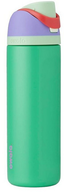 Owala 해리 포터 FreeSip 단열 스테인리스 스틸 물병 빨대 포함 BPA 프리 스포츠 여행에 적합 709.8ml(24온스) 래번클로 390482, Disney Princess, Ariel