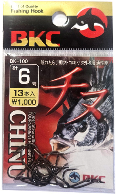 백경 감성돔 바늘(흑침) BK-100, 1개, 1개입