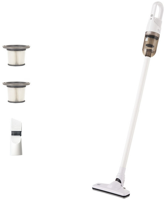 캐치웰 다용도 미니멀 투인원 무선 스틱청소기, 퓨어화이트, MT7