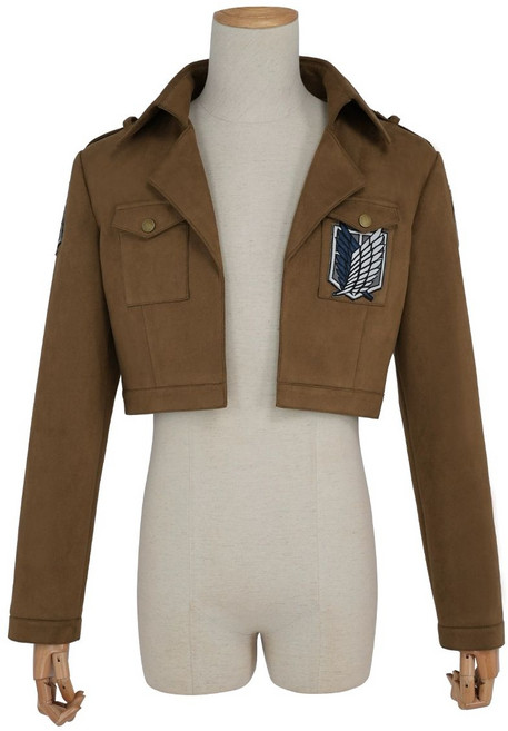 졸업사진컨셉 진격의 거인 자켓 고급 스웨이드 진격거 코스프레 조사병단 옷