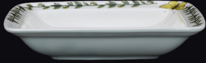 목련 반찬 그릇 혼수용 앞접시 집들이 플레이팅 정사각접시 대 2P, 단품