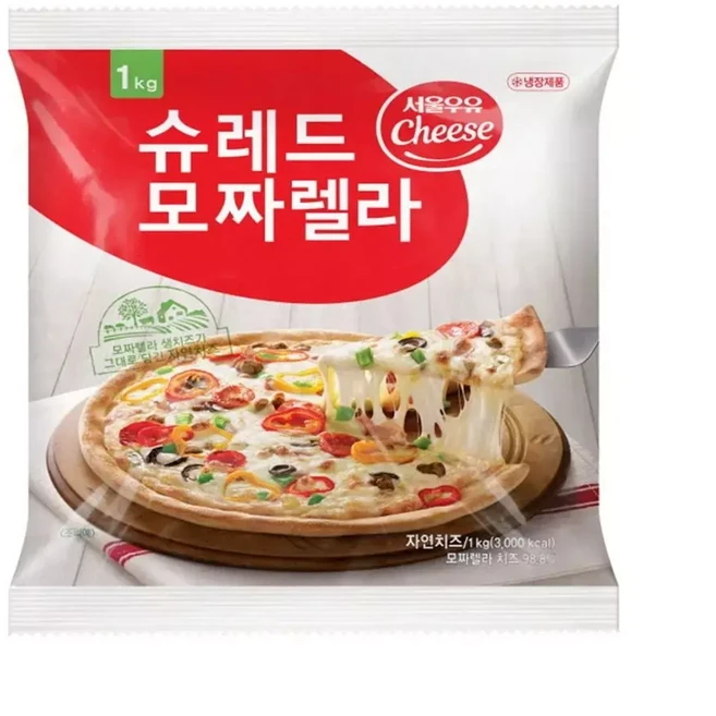 서울 냉장 슈레드 피자치즈 1KG 피자치즈 냉장 쉬레드 슈레드, 1개