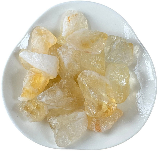 巴西黃水晶 天然原礦 居家擺飾, 巴西黃水晶 約1-2cm