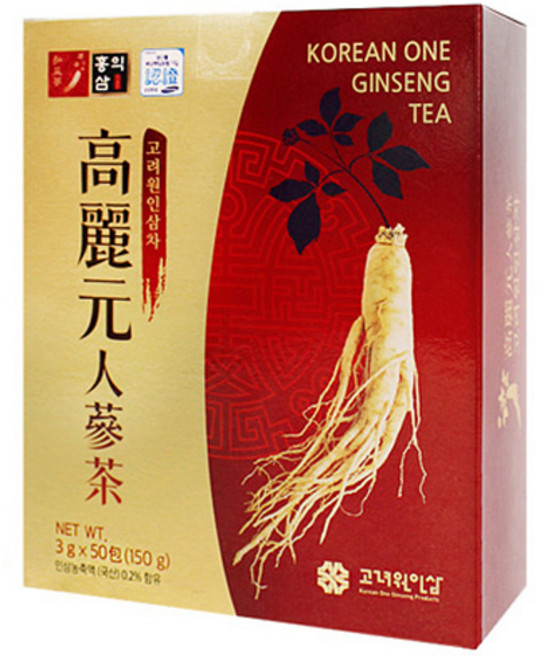 고려원 인삼차 3g 50티백, 50개입, 50개