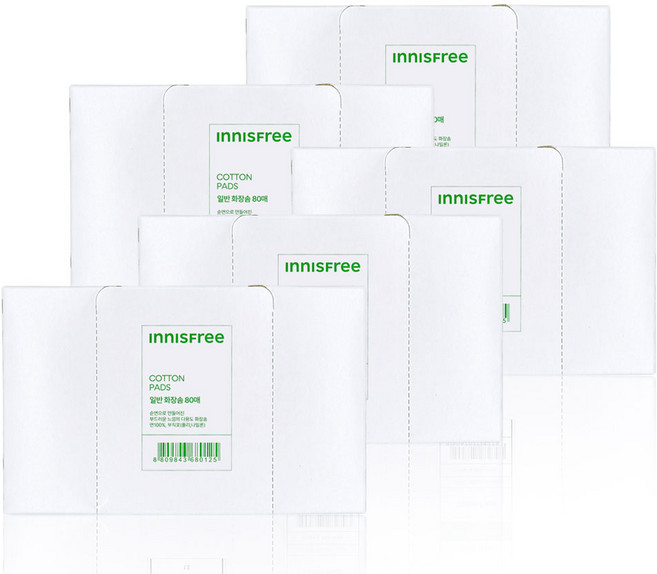 이니스프리 일반 화장솜, 5개