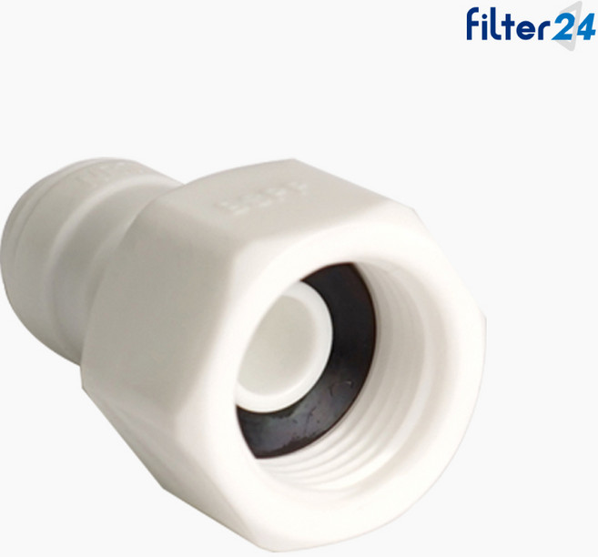 제일아쿠아비데 피팅형필터 변환용 아답터 I피팅암나사 1/4-3/8, 1개