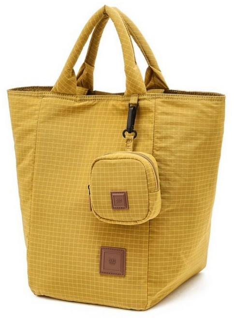 매장정품 닥스 DAKS MEN'S ACCESSORIES 옐로우 체크 나일론 토트백_DBBA6EG55Y2 DBBA6EG55Y2 685102