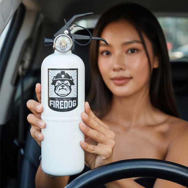 세이브올 차량용 소화기, 1.45kg, 화이트에디션, 1개