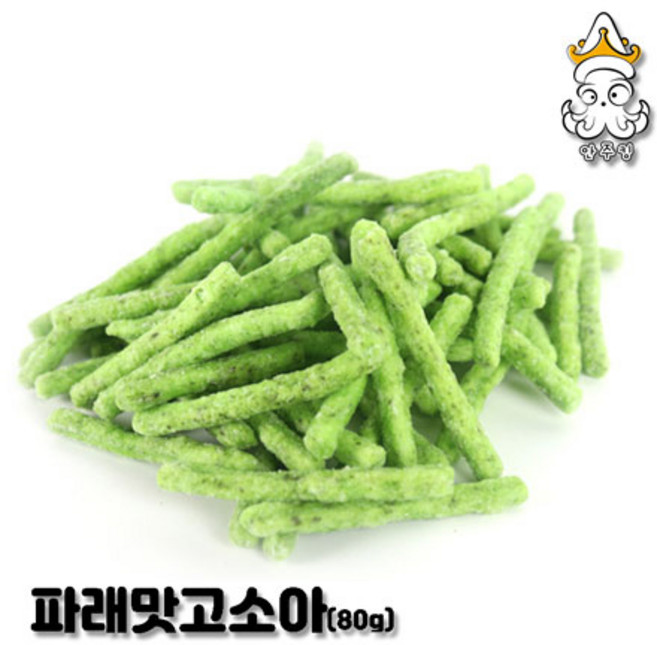 [안주킹] 파래맛고소아 80g 과자, 1봉