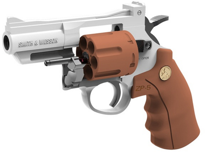 (우리STM) 프랜디 ZP-5 파이썬 357 리볼버 권총 (소프트건), 28Cm, 1개