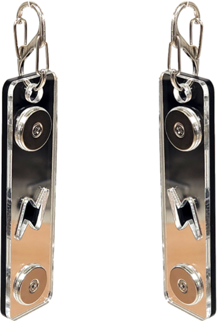 배달대행 자석고리 조끼걸이 오토바이 배달대행 라이더 자석고리 밀러아크릴, C-TYPE C 자석고리