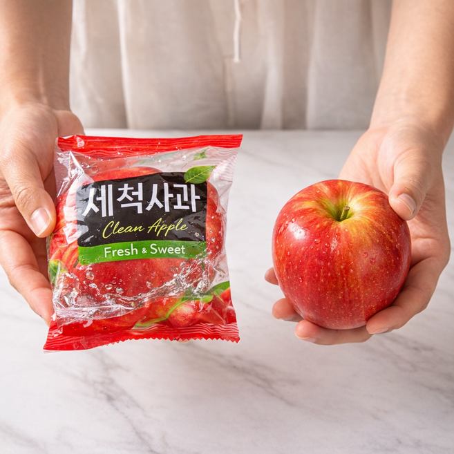 [한달 초특가] 고당도 세척사과 완판기념행사, 1박스, 2kg (14과 내외)