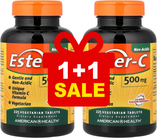 아메리칸 헬스 에스테르-C 시트러스 바이오플라보노이드 500mg 225정 x2병, 2개
