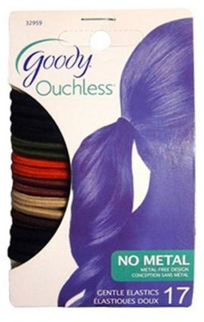 goody 구디 기본 컬러 머리끈 17P 32959