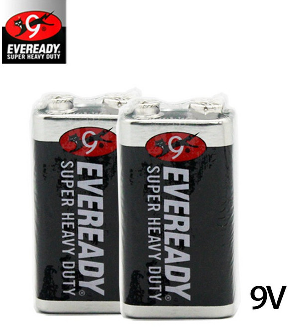 EVEREADY 永備 9V 碳鋅電池, 1個
