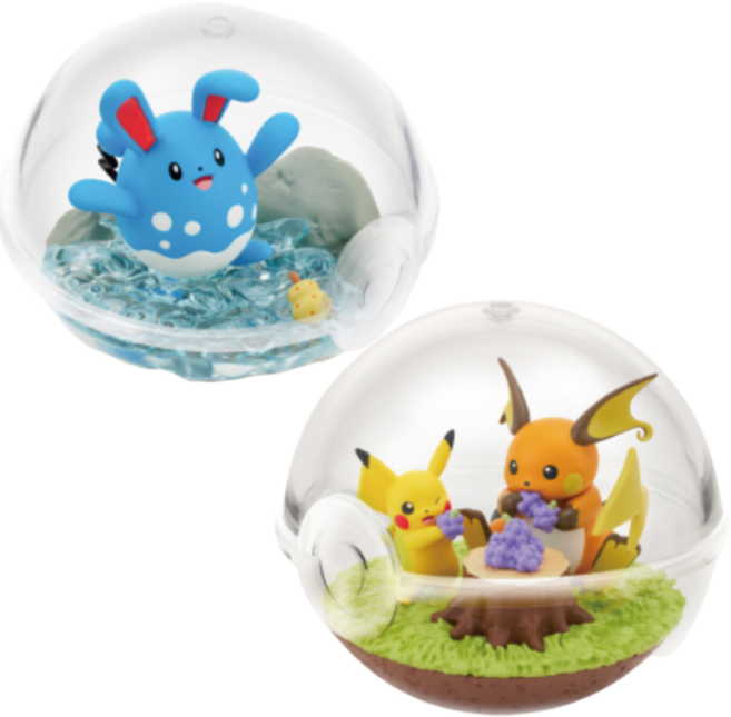 포켓몬스터 피규어 테라리움14 피카츄 라이츄 마릴리, 1개
