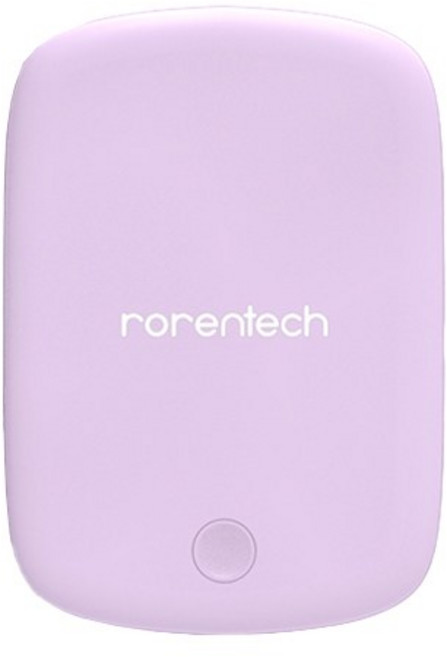 로랜텍 파스텔 아이폰 맥세이프 갤럭시 고속 무선충전 보조배터리 QC3.0 5000mAh, 퍼플, MB-15