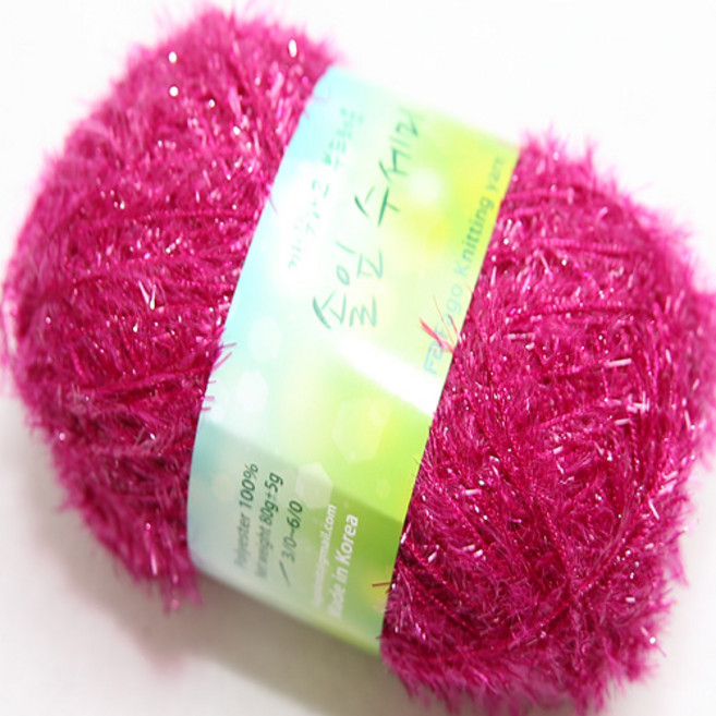 더울 솔잎수세미 뜨개 털실 뜨개실 수세미, 12목단, 1개