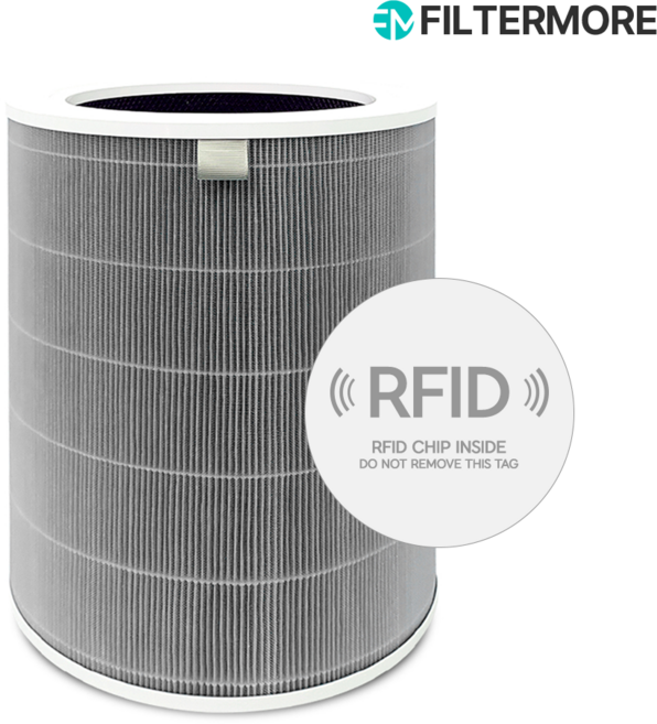 필터모아 샤오미 미에어 4 프로 스마트 공기청정기 호환 필터, 1개, 4프로 그레이 필터