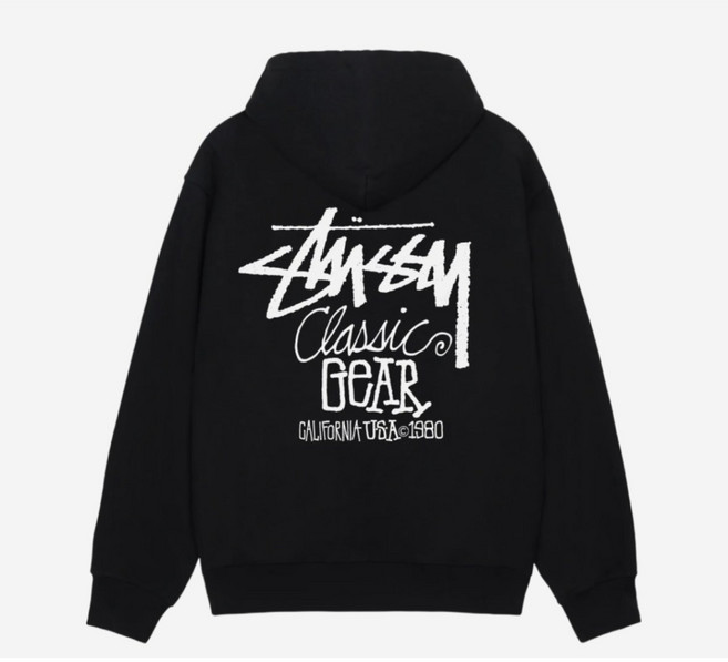 캐치트렌디 스투시 클래식 기어 후드 블랙 1925084