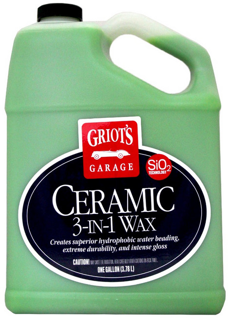 【易油網】Griot s Garage Ceramic 3 IN 1 WAX 車庫牌三合一陶瓷釉蠟 輕鬆打造持久亮麗車漆保護層 1加侖=3.78L #10983, 1個, 1加侖=3.78L #10983(超划算