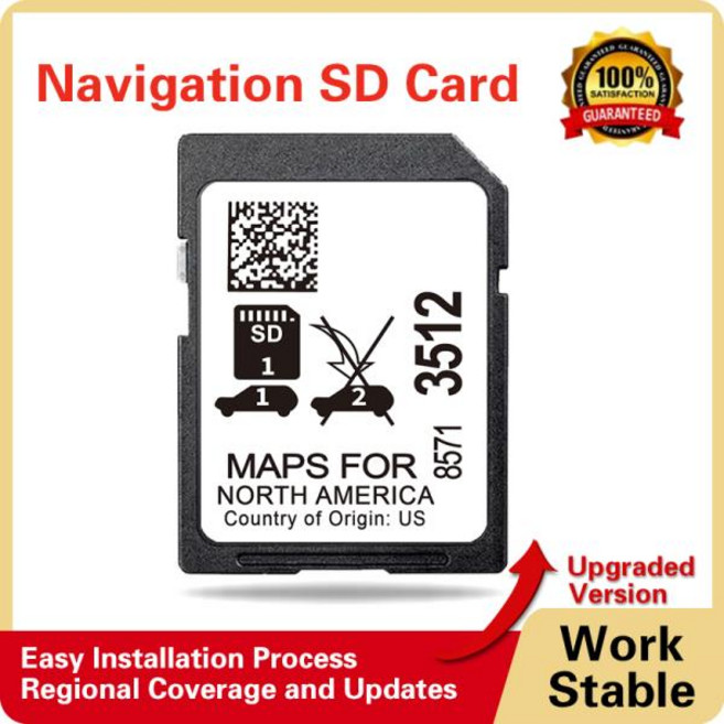 GM Chevrolet Silverado/Traverse/Volt/Tahoe/Suburban/Colorado 차량 네비게이션 SD GPS 카드 2024 업데이, 01 CHINA, 03 for GMC, 1개