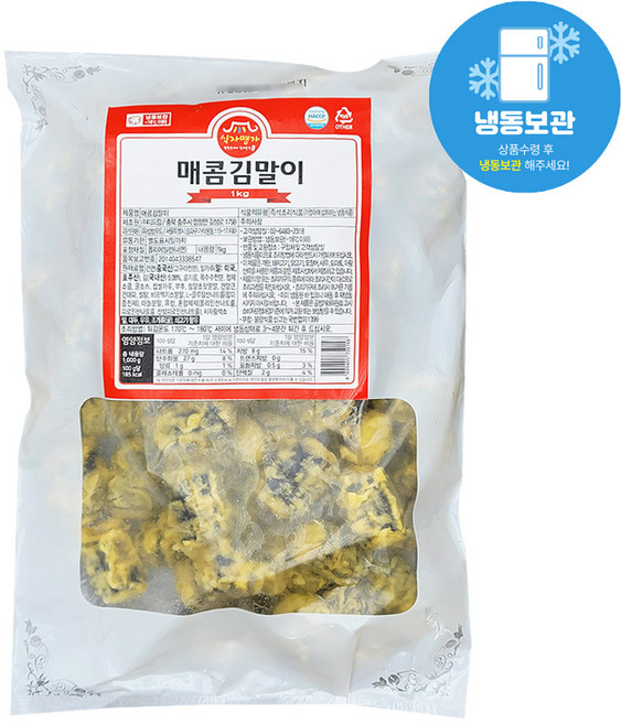 식재명가 미니 매콤김말이 1kg (15g x 66ea), 1개