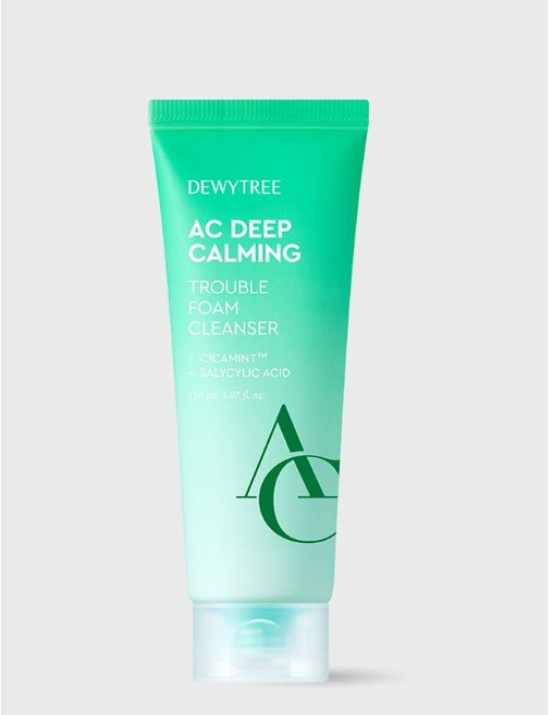 듀이트리 AC 딥 진정 폼 클렌저 150ml, [약산성/쿨링진정] 듀이트리 AC 딥 진정 폼클렌저 1, 1개
